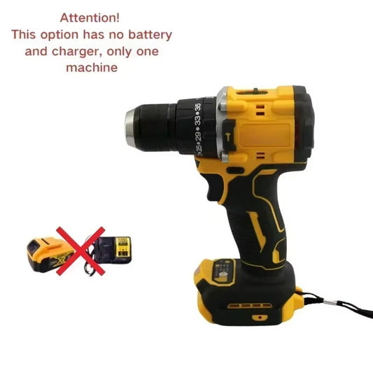 Compact Brushless Electric Drill DCD805 20V Driver Powered by Lithium Battery Electric Hand Drill Multi-Functional Drill Dcd805