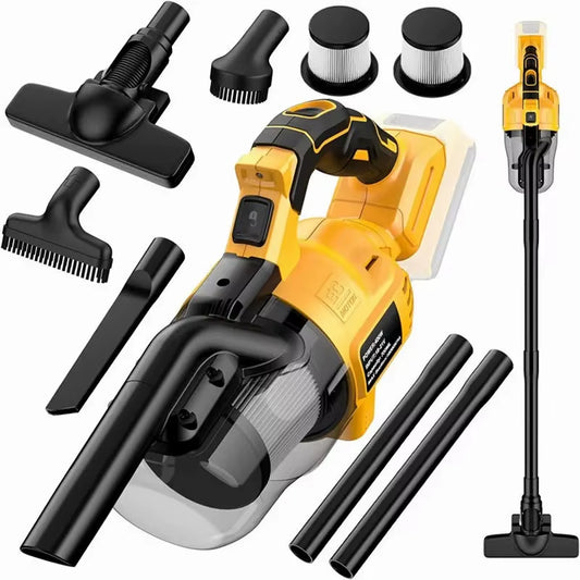5 in 1 Handheld Electric Vacuum Cleaner with 500W Powerful Motor Portable Hand Vacuum for Floor, Carpet for Dewalt Battery Pin