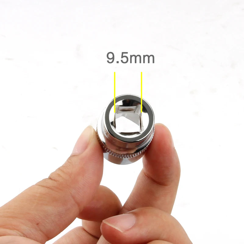 Coffret Douilles 3/8" 14 Pièces – 6 à 19mm – Acier Chrome Vanadium