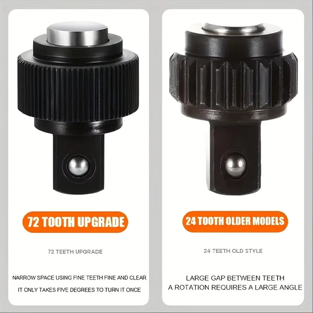 Ratchet (Clée a cliquet) Télescopique 1/4 – 3/8 – 1/2 (Manche Extensible) – 72 Dents